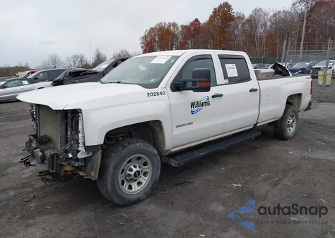 2019 Chevrolet Silverado 2500Hd Wt из США, поврежденный, VIN 1GC1KREG0KF178936